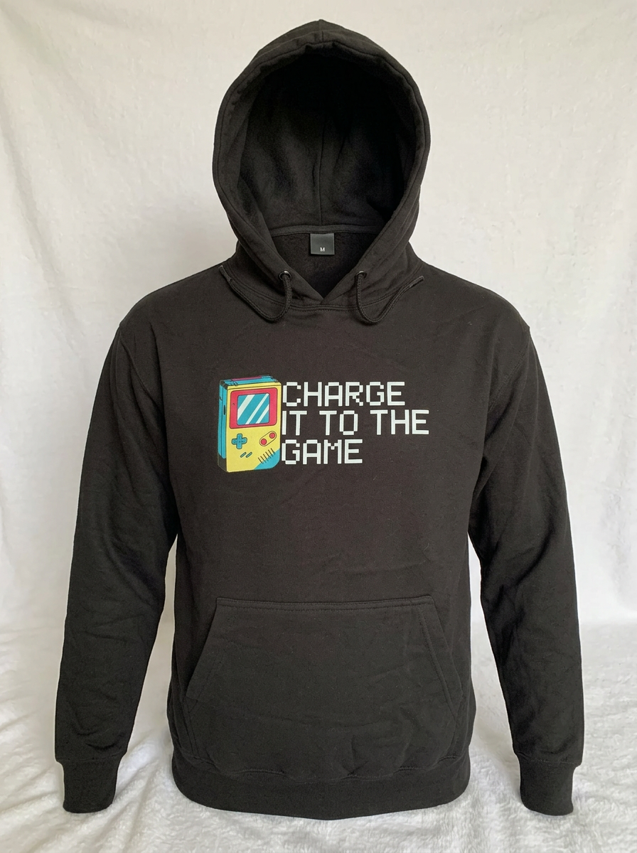 Charge It To The Game Graphic Hoodie