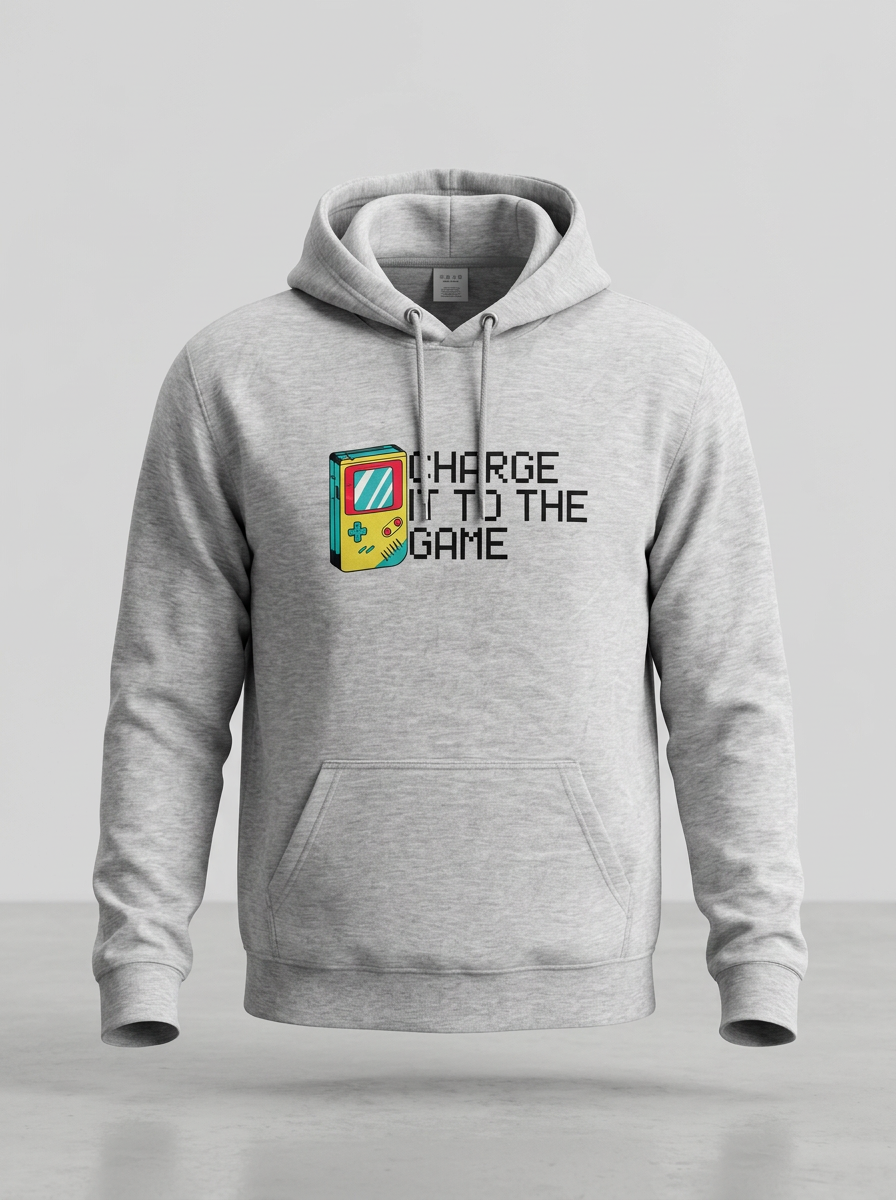 Charge It To The Game Graphic Hoodie